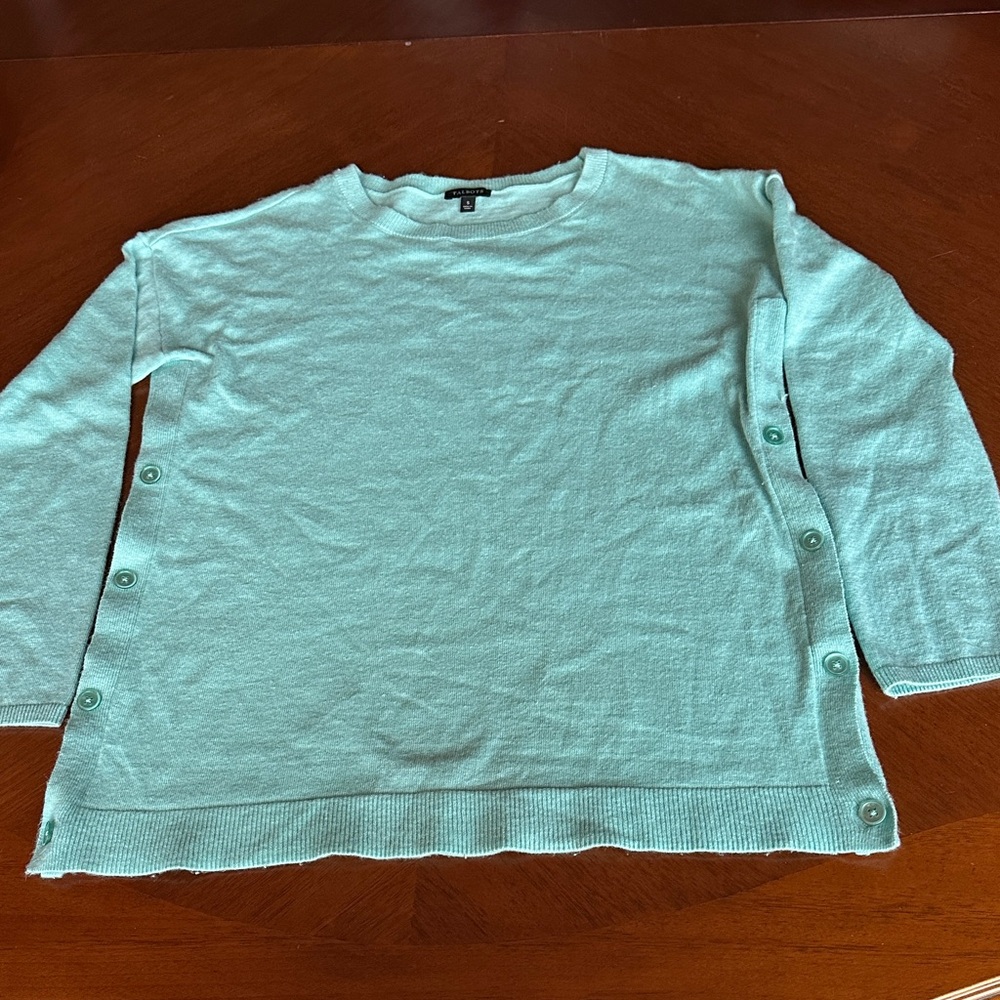 Talbots Light Green Knit Sweater
